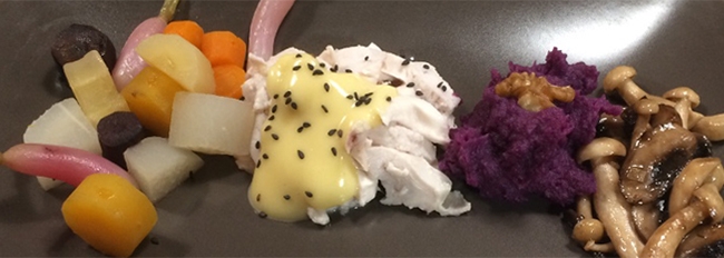 Panachée de légumes mijotés - Poulet