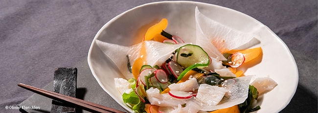 Sashimi de noix de St Jacques